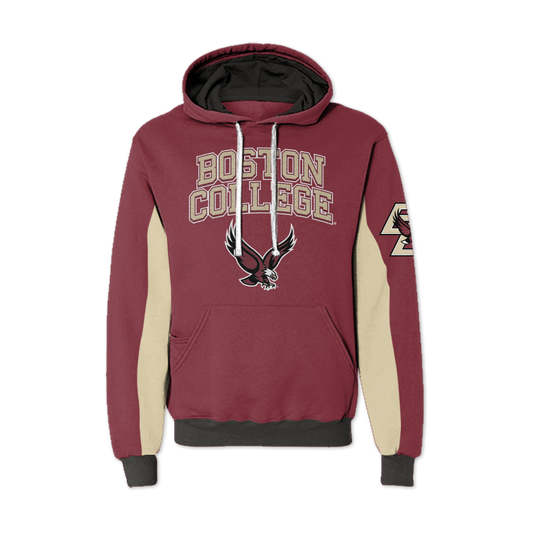 Boston College Eagles AOP Chenille Pullover Hoodie