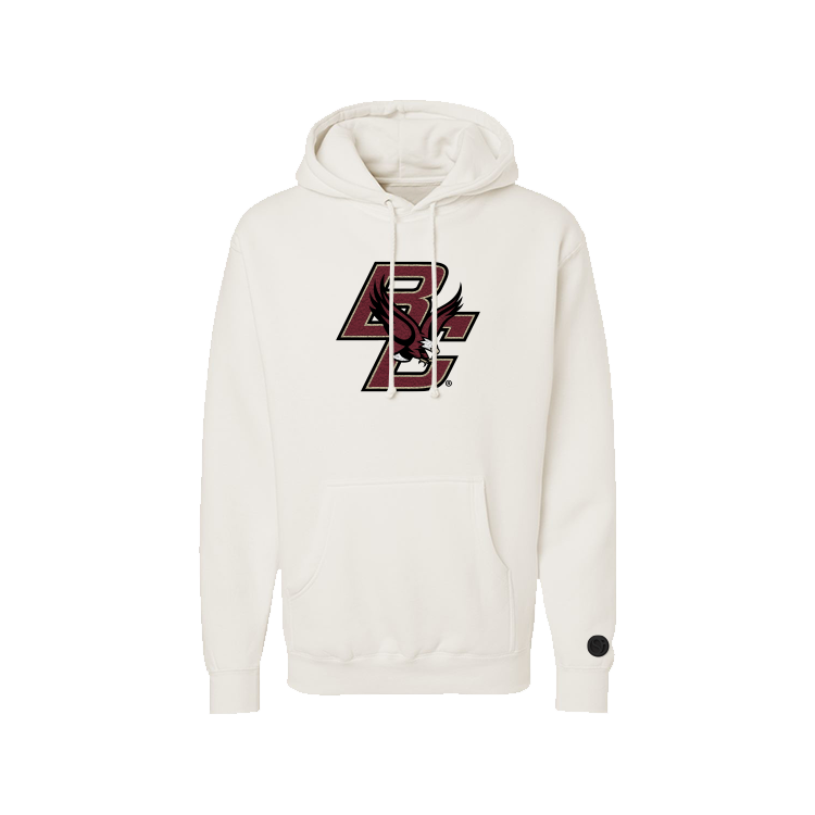 Boston College Eagles Bone Chenille Pullover Hoodie