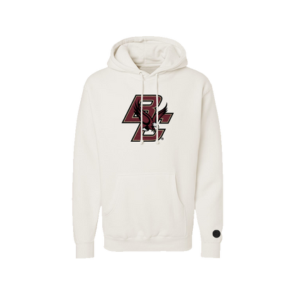 Boston College Eagles Bone Chenille Pullover Hoodie
