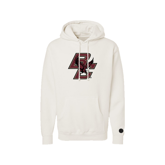 Boston College Eagles Bone Chenille Pullover Hoodie