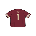 Boston College Eagles Fashion Cropped Football Jersey