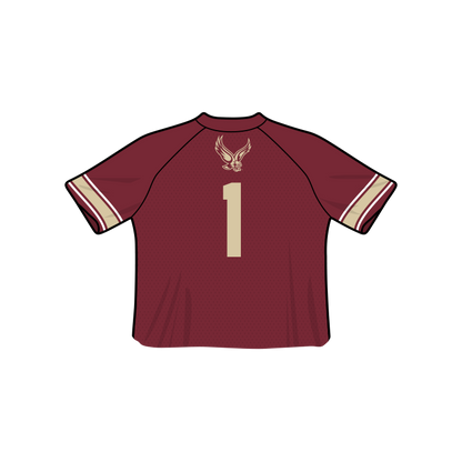 Boston College Eagles Fashion Cropped Football Jersey