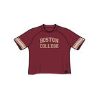 Boston College Eagles Fashion Cropped Football Jersey