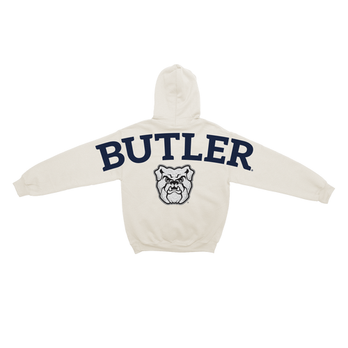 Butler Bulldogs Bone Chenille Pullover Hoodie