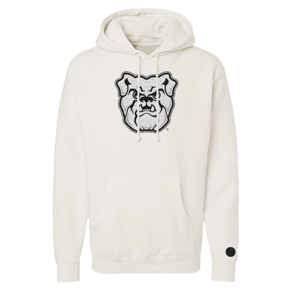 Sudadera con capucha de chenilla con diseño de hueso de los Butler Bulldogs