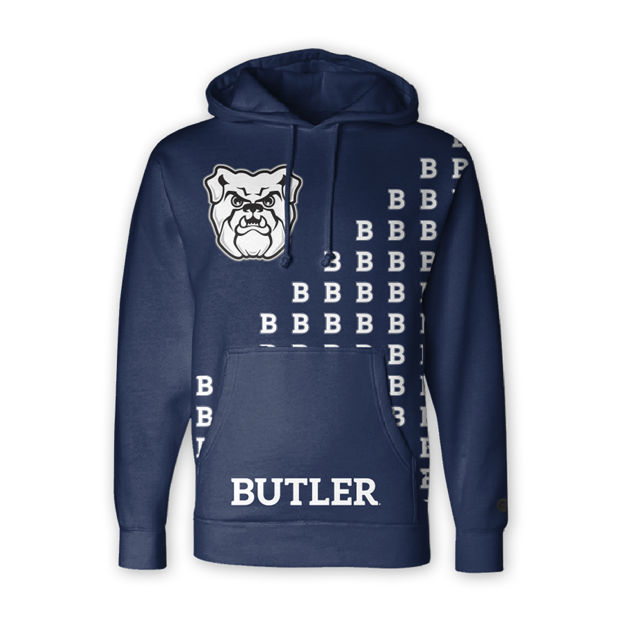 Navy Butler Bulldogs Hoodie - Official NCAA Licensed Collegiate Apparel