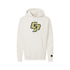Cal Poly State Mustangs Bone Chenille Pullover Hoodie