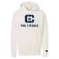 The Citadel Bulldogs Bone Chenille Pullover Hoodie