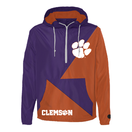 Orange Clemson Tigers Windbreaker - Official NCAA Licensed Collegiate Apparel