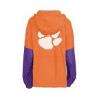 Clemson Tigers Retro Pullover Windbreaker