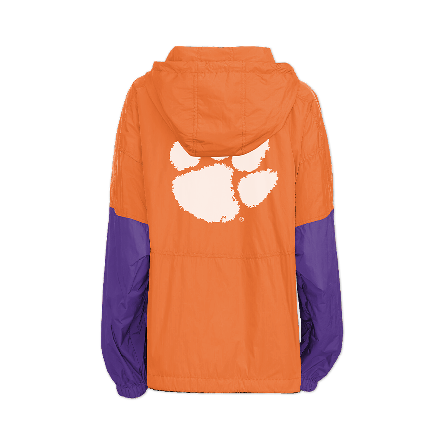 Clemson Tigers Retro Pullover Windbreaker