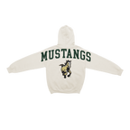Cal Poly State Mustangs Bone Chenille Pullover Hoodie