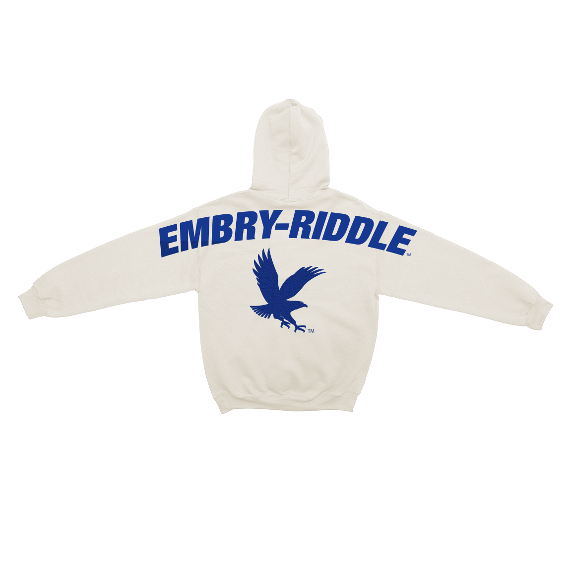 Embry-Riddle Aeronautical University Eagles Bone Chenille Pullover Hoodie