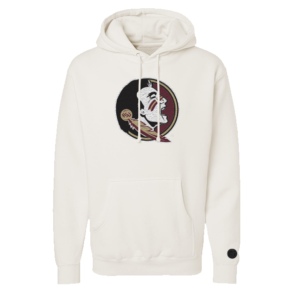 Florida State Seminoles Bone Chenille Pullover Hoodie