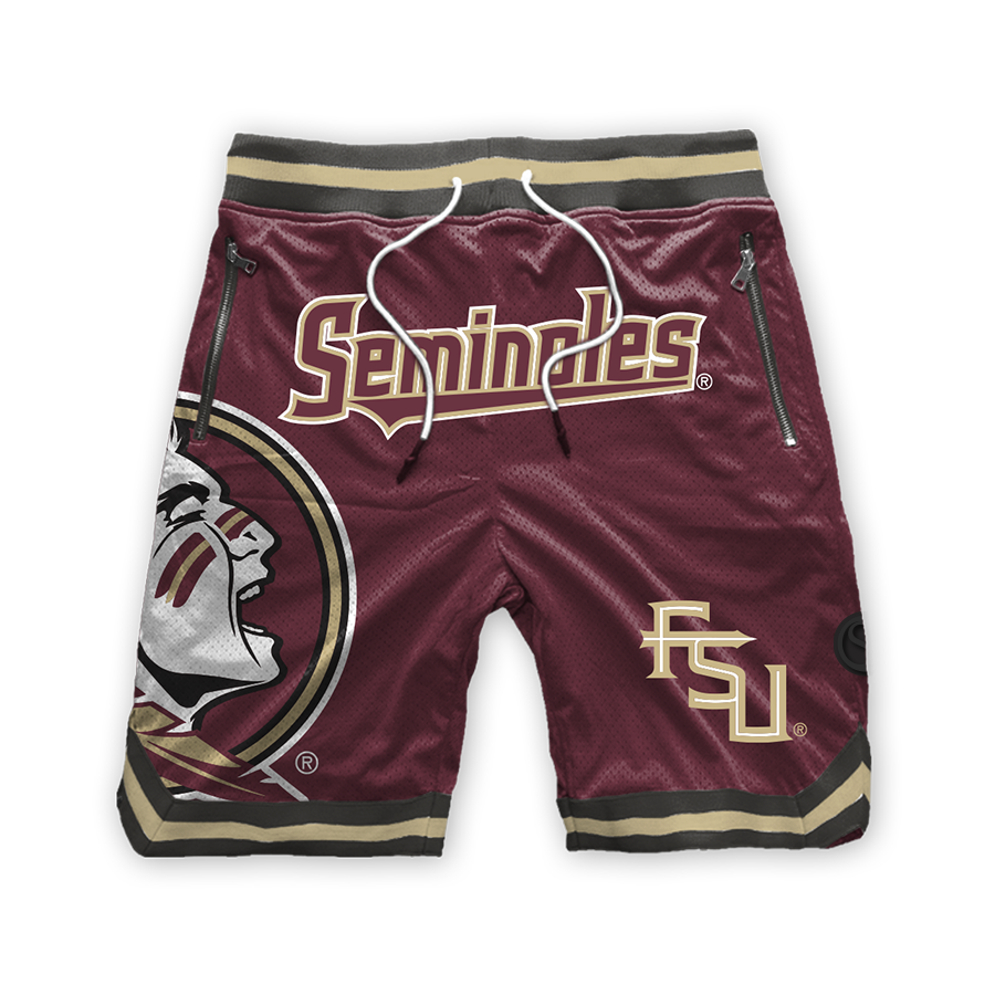 Maroon Florida State Seminoles Mesh Shorts - Official NCAA Licensed Collegiate Apparel
