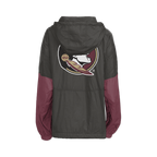 Chaqueta cortavientos retro de los Seminoles del Estado de Florida