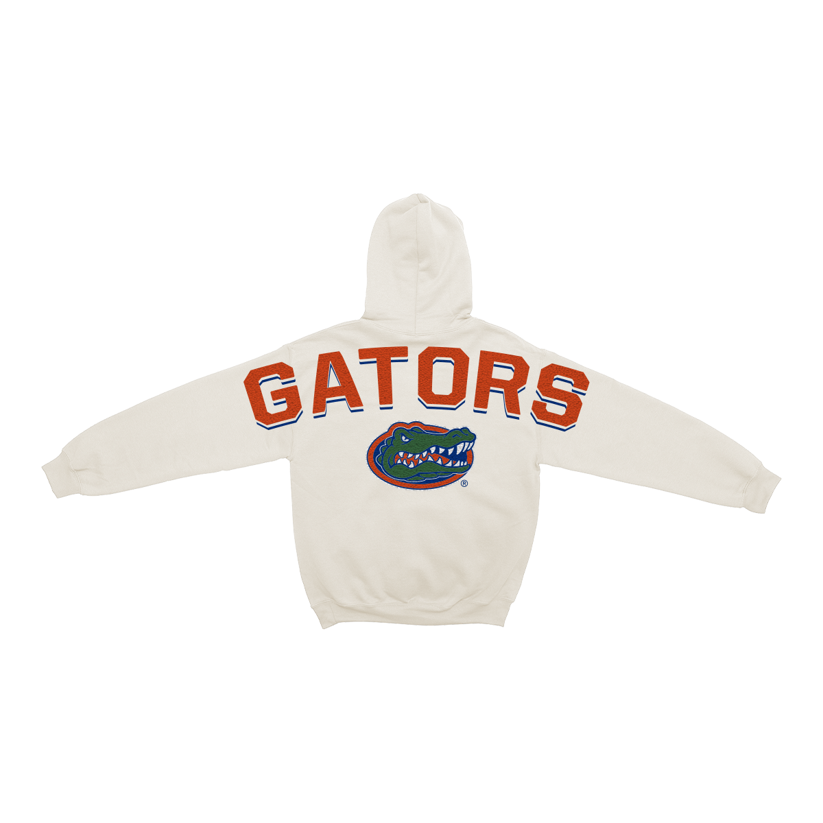 Florida Gators Bone Chenille Pullover Hoodie