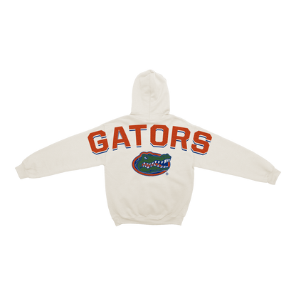 Florida Gators Bone Chenille Pullover Hoodie