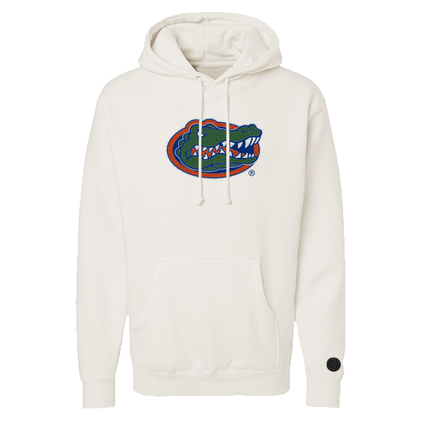 Florida Gators Bone Chenille Pullover Hoodie