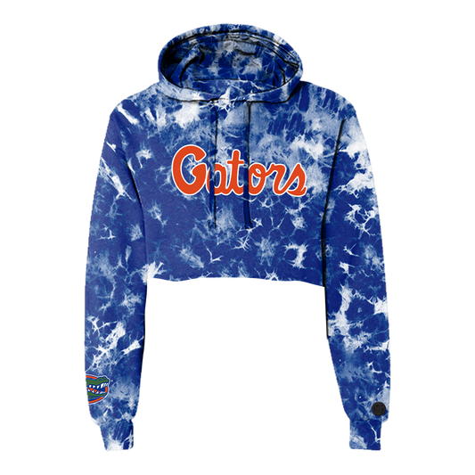 Florida Gators Cropped Tie Dye Hoodie