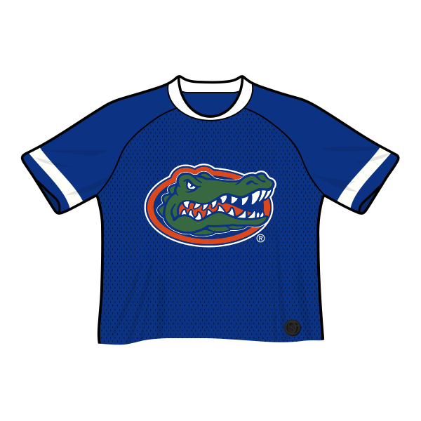 Florida Gators Fashion Cropped Football Jersey