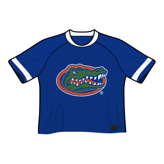 Florida Gators Fashion Cropped Football Jersey