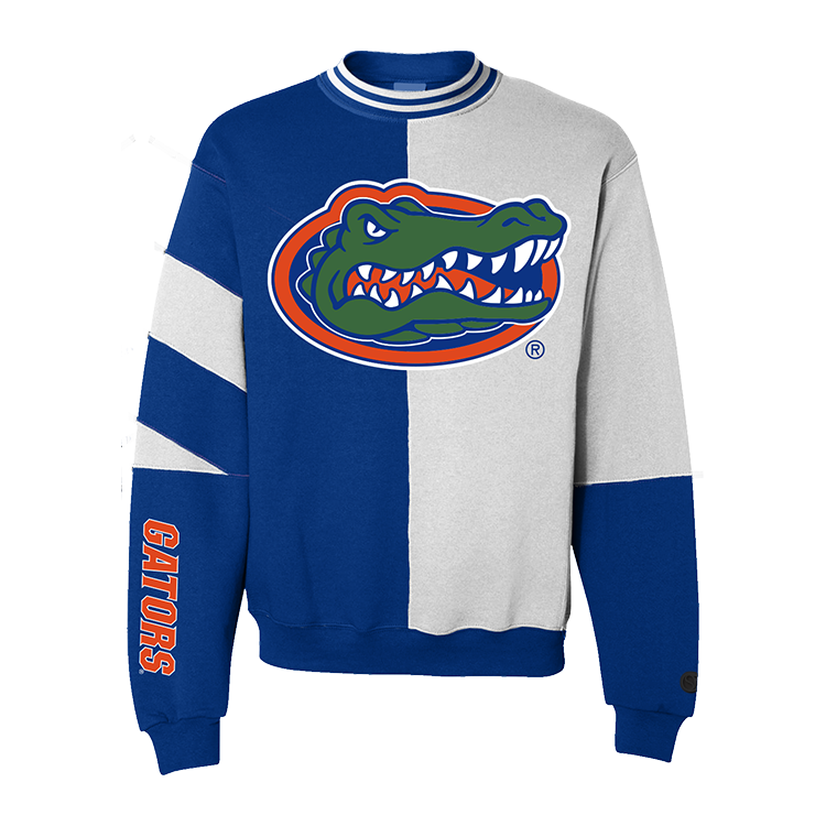Blue; green Florida Gators Crewneck - Official NCAA Licensed Collegiate Apparel