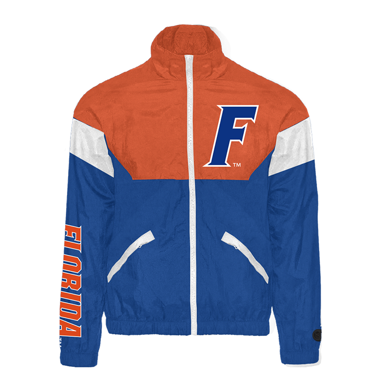 Orange; blue Florida Gators Track Jacket - Official NCAA Licensed Collegiate Apparel