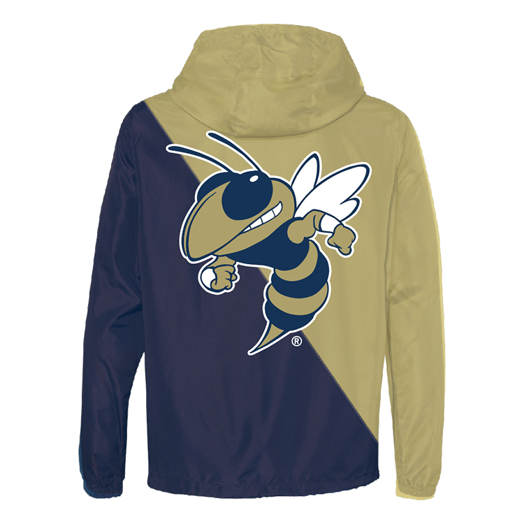 Chaqueta cortavientos bicolor de los Georgia Tech Yellow Jackets
