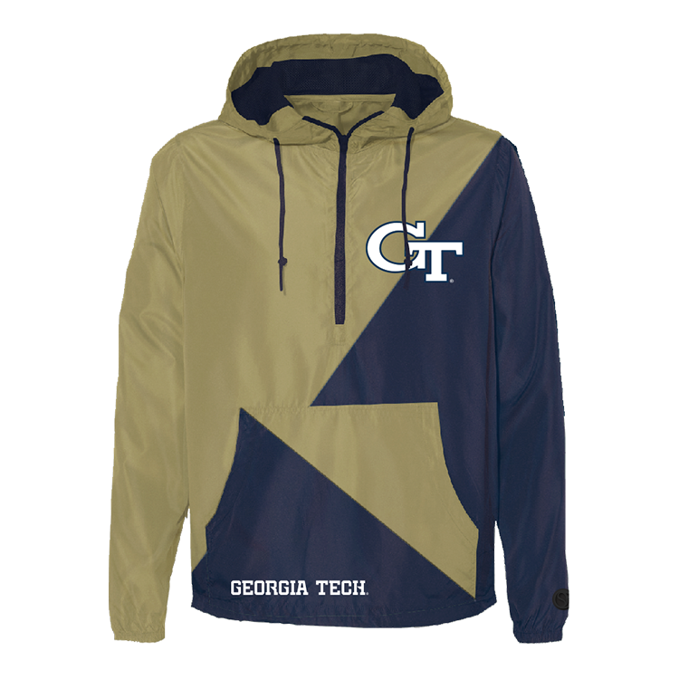 Chaqueta cortavientos bicolor de los Georgia Tech Yellow Jackets