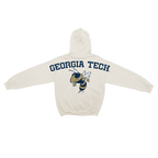 Georgia Tech Bone Chenille Pullover Hoodie