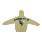 Sudadera con capucha de chenilla con diseño de hueso de Georgia Tech