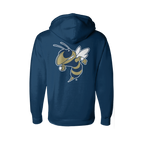 Sudadera con capucha desteñida de los Yellow Jackets de Georgia Tech