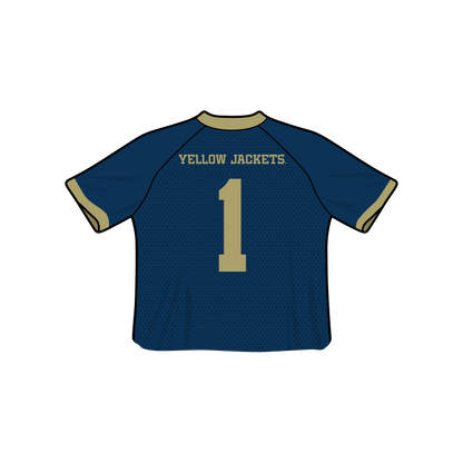 Georgia Tech Yellow Jackets Fashion Cropped Football Jersey