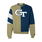 Navy Georgia Tech Yellow Jackets Crewneck - Official NCAA Licensed Collegiate Apparel