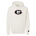 Georgia Bulldogs Bone Chenille Pullover Hoodie