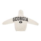 Georgia Bulldogs Bone Chenille Zip Hoodie