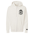Bone Georgia Bulldogs Zip Hoodie - Official NCAA Licensed Collegiate Apparel
