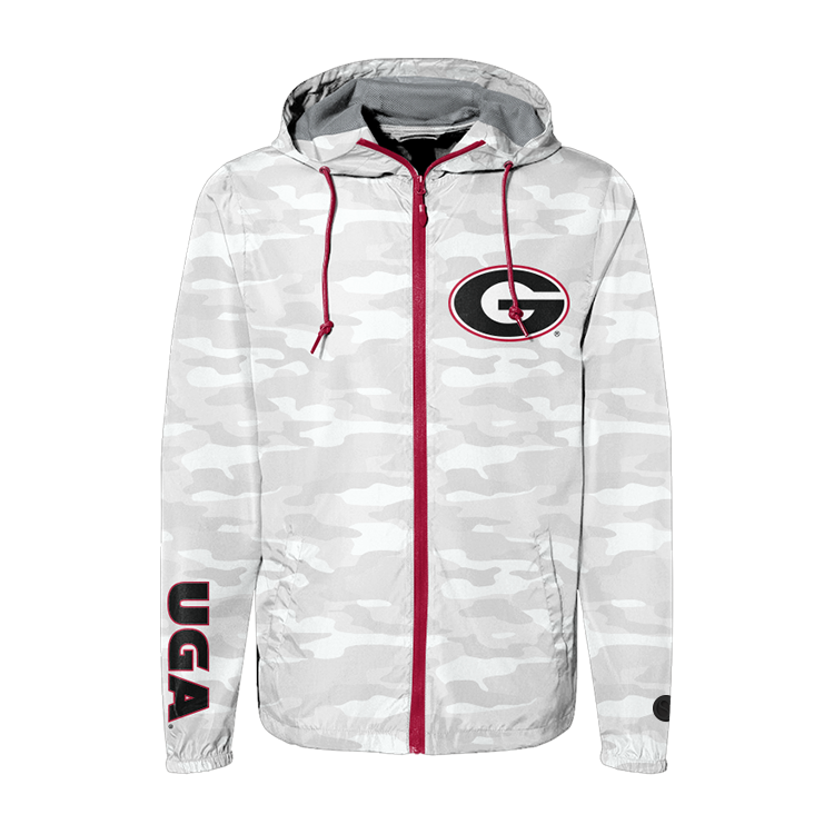 Camouflage Georgia Bulldogs Hooded Jacket - Official NCAA Licensed Collegiate Apparel