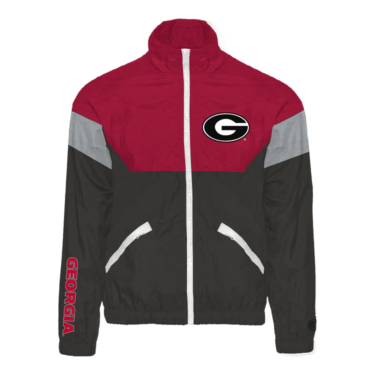 Red Georgia Bulldogs Track Jacket - Official NCAA Licensed Collegiate Apparel