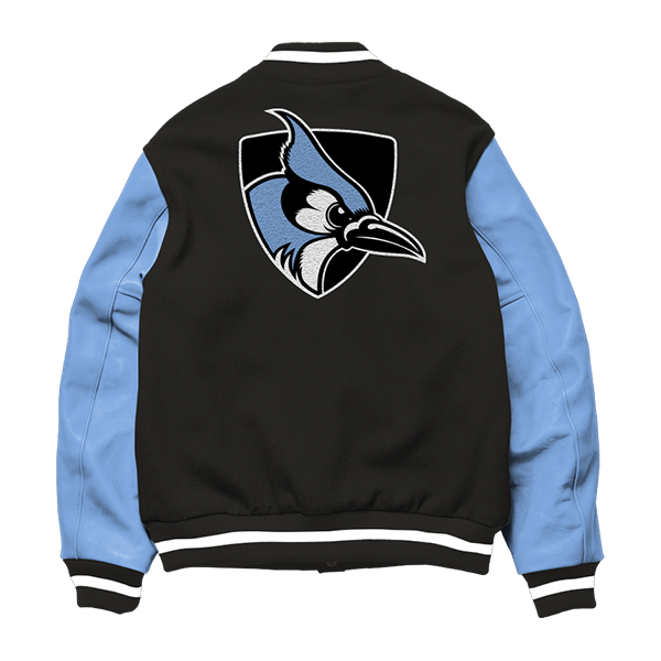 Johns Hopkins Blue Jays Varsity Jacket.