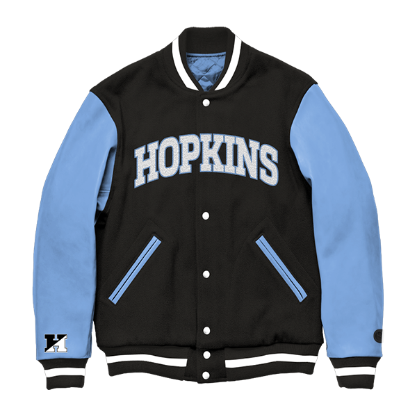 Johns Hopkins Blue Jays Varsity Jacket.