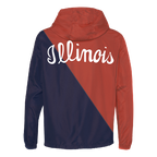Fighting Illini Two Tone Windbreaker.