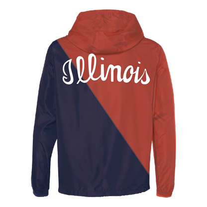 Fighting Illini Two Tone Windbreaker