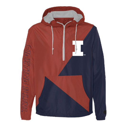 Fighting Illini Two Tone Windbreaker