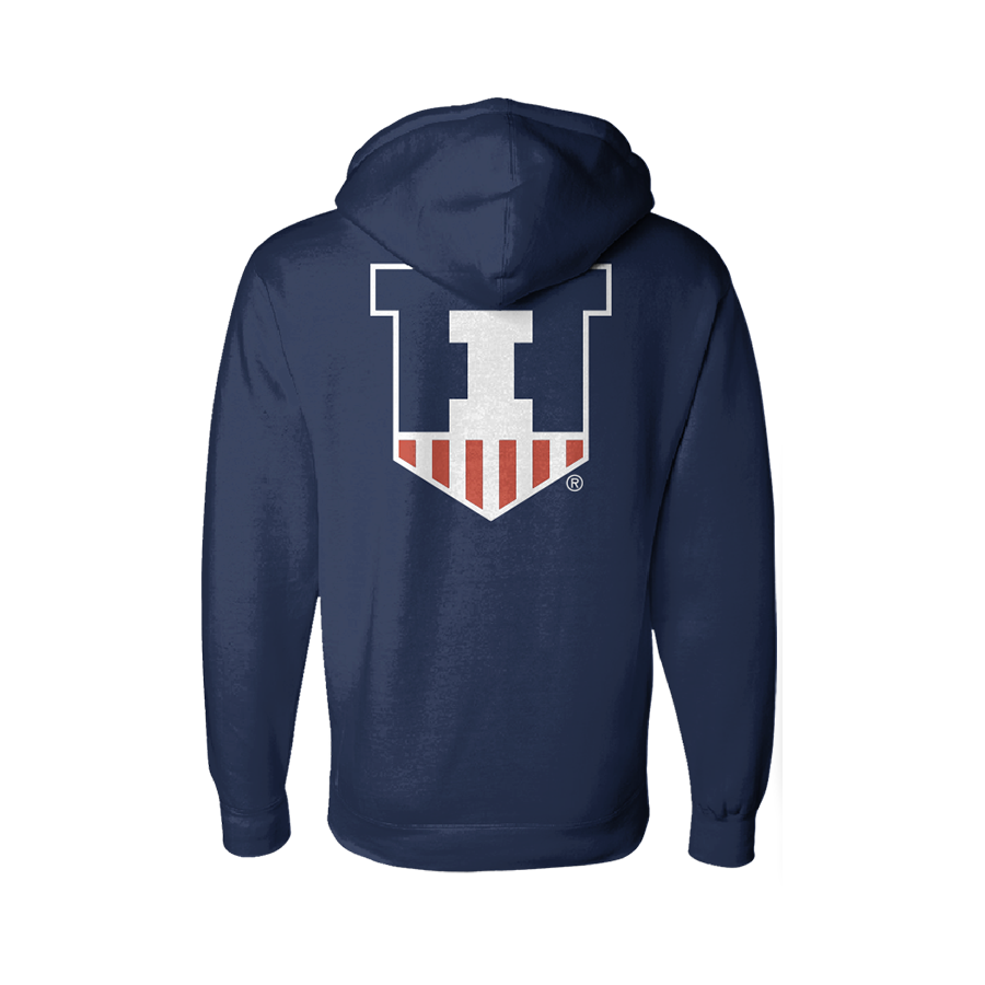 Fighting Illini Fade Hoodie