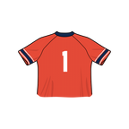 Fighting Illini Fashion Cropped Football Jersey