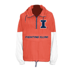 Fighting Illini Retro Pullover Windbreaker