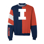 Fighting Illini Split Crewneck