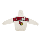 Illinois State University Redbirds Bone Chenille Pullover Hoodie